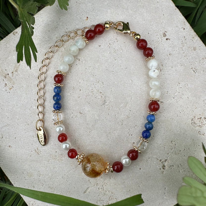 Citrine Color-Block Bracelet
