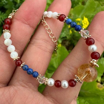 Citrine Color-Block Bracelet