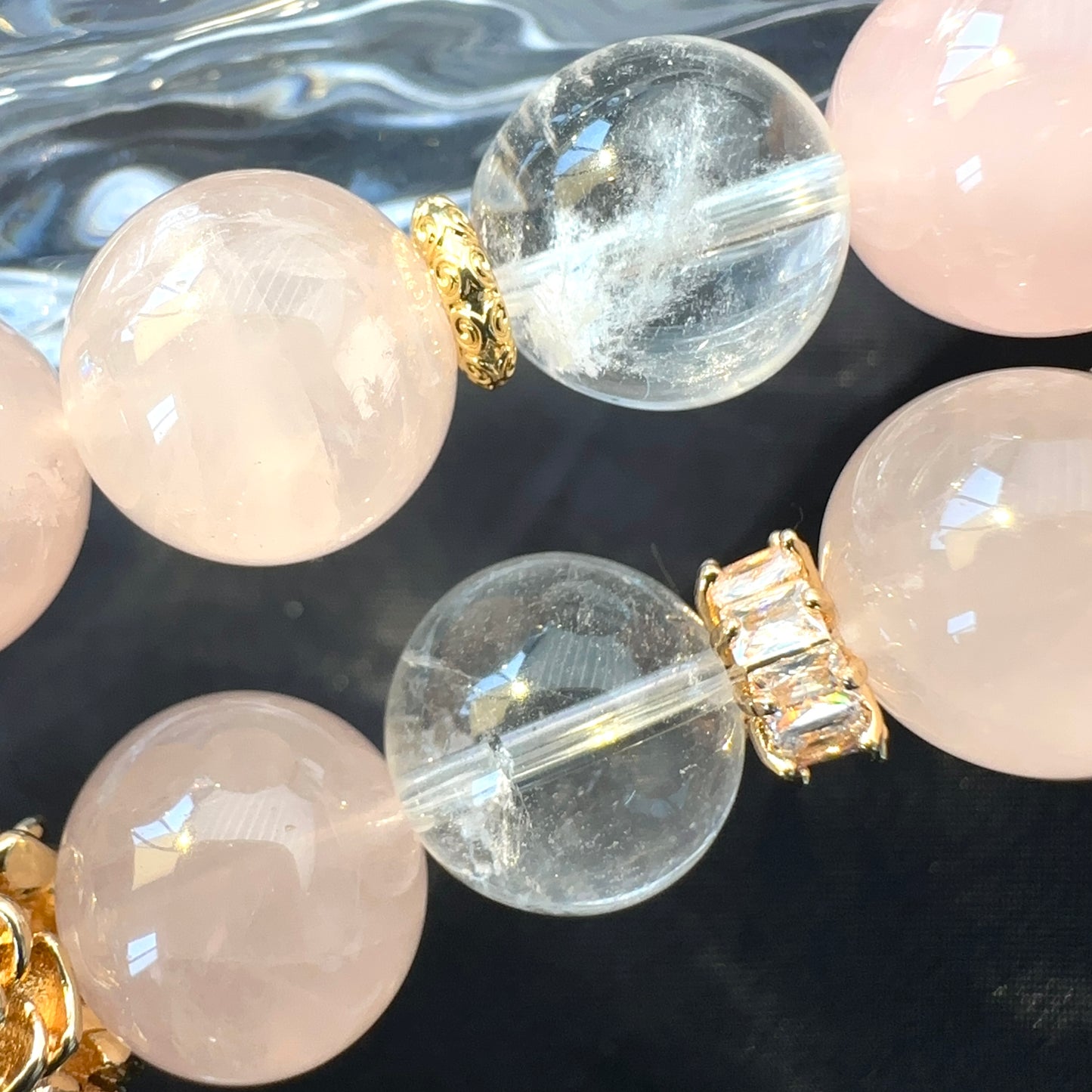 Delicate Pink Heart Bracelet