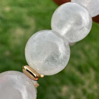 Delicate Natural Pearl & White Moonstone Bracelet