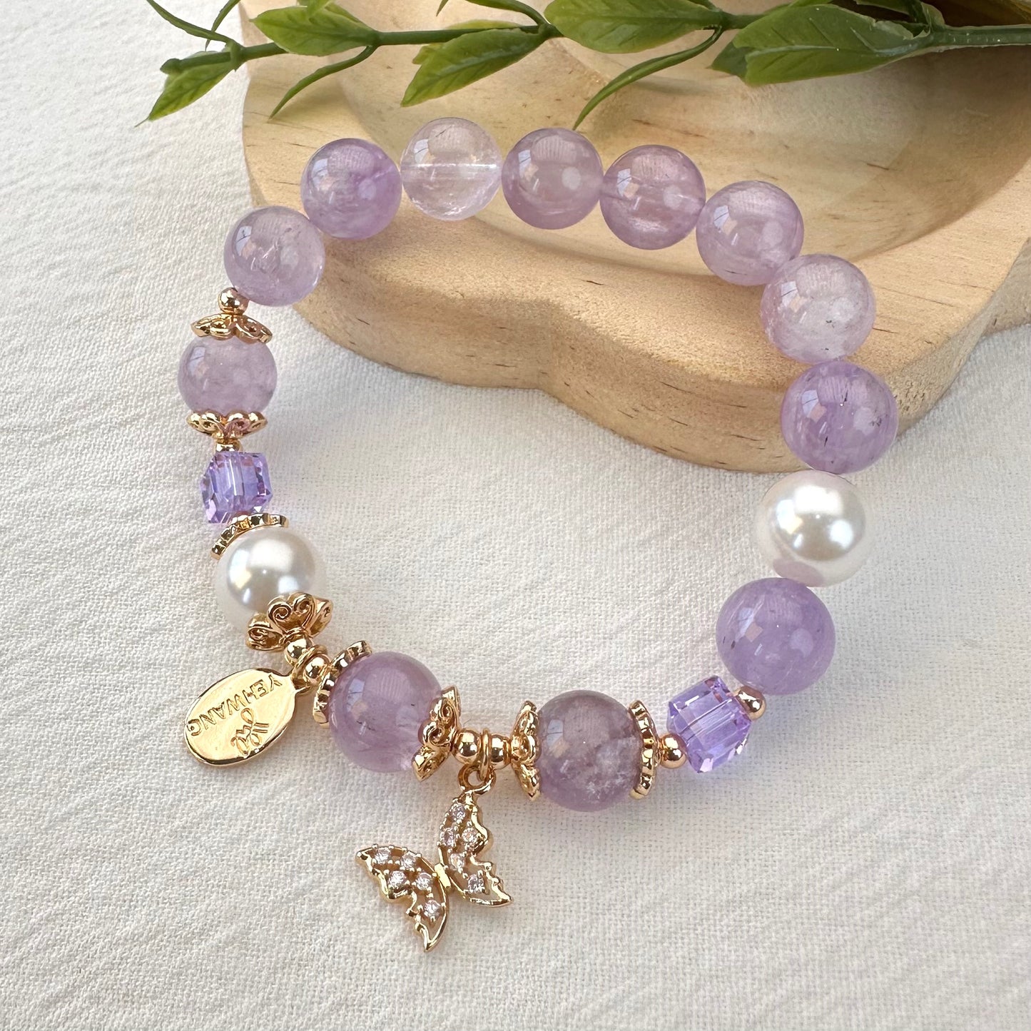 Lavender Amethyst Bracelet