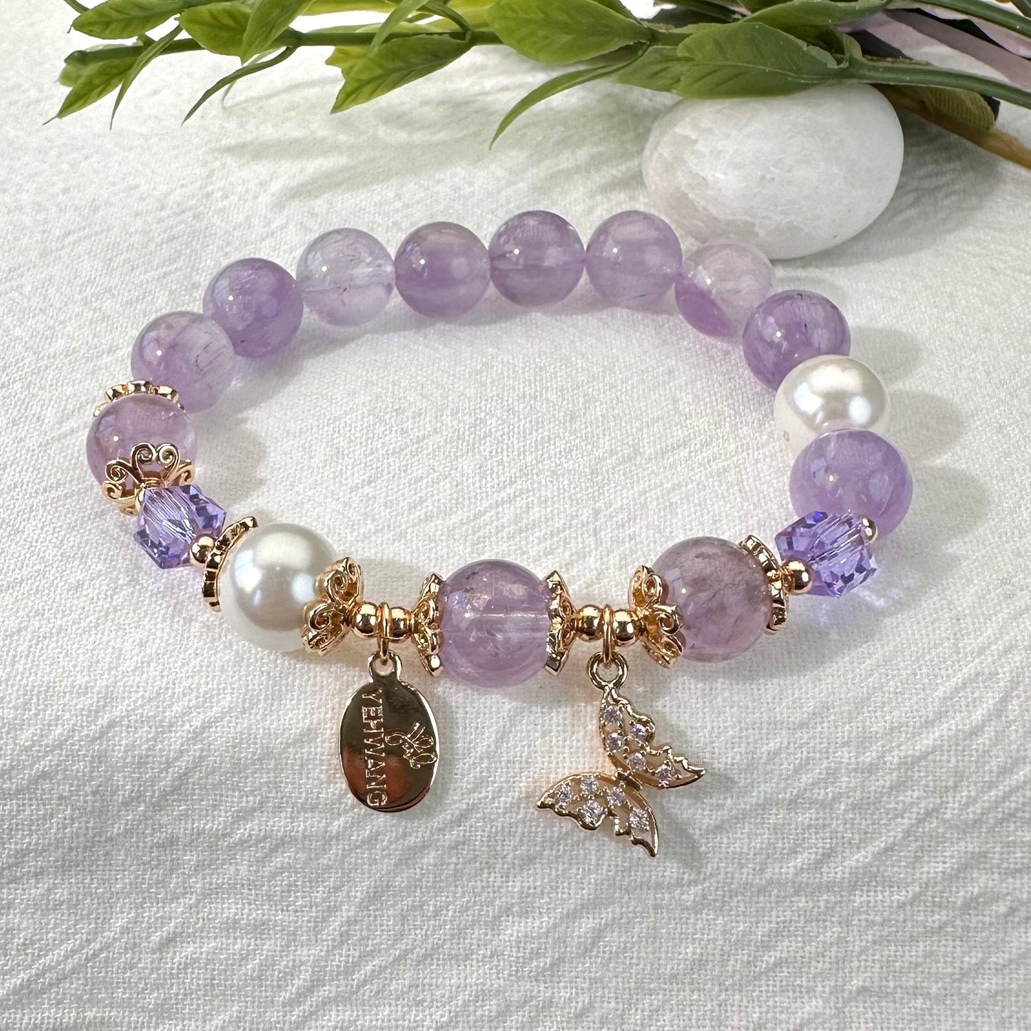 Lavender Amethyst Bracelet