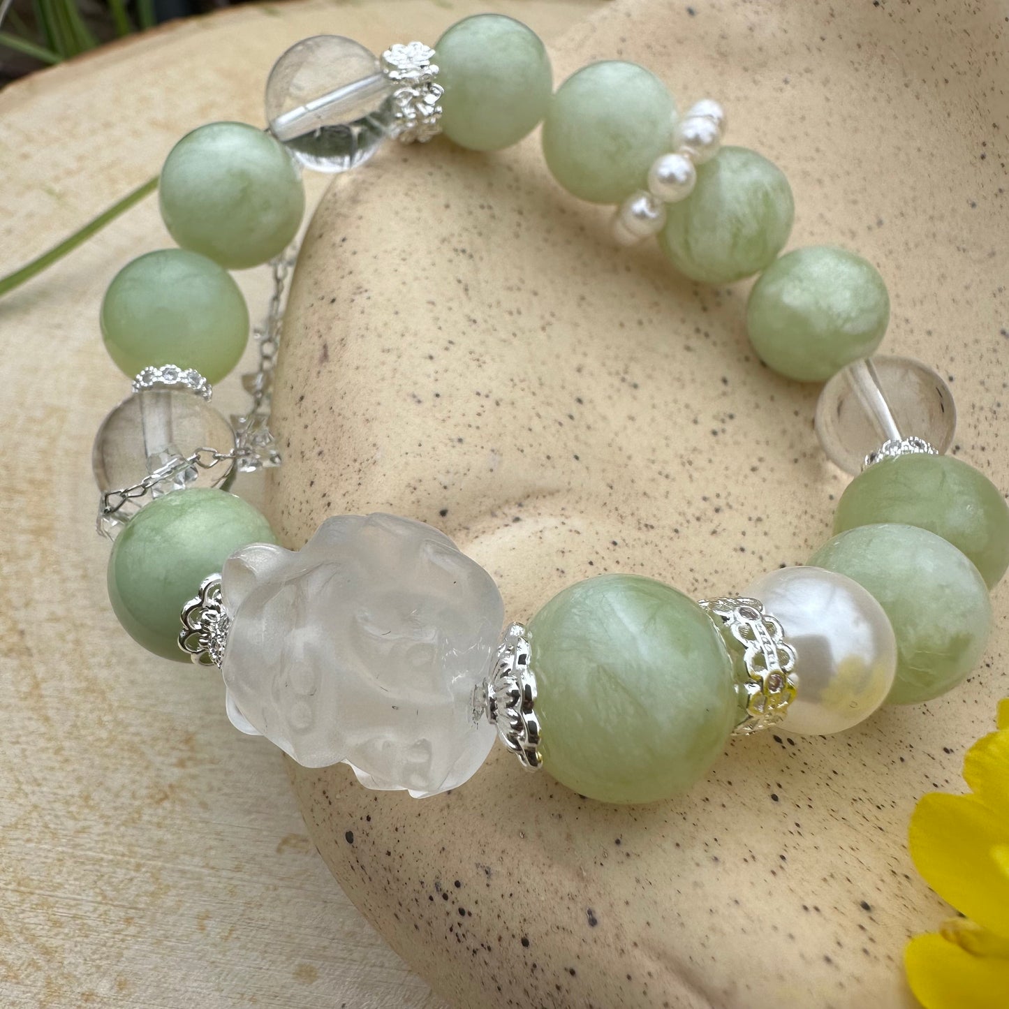 Delicate Emerald Bracelet