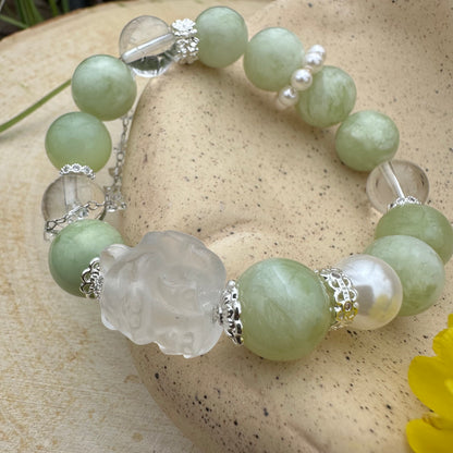 Delicate Emerald Bracelet