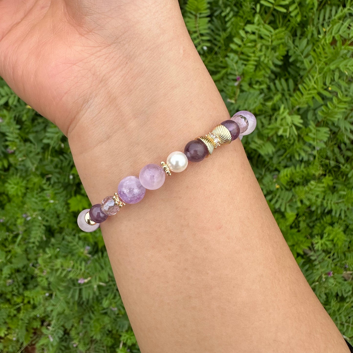 Amethyst Lavender Bracelet