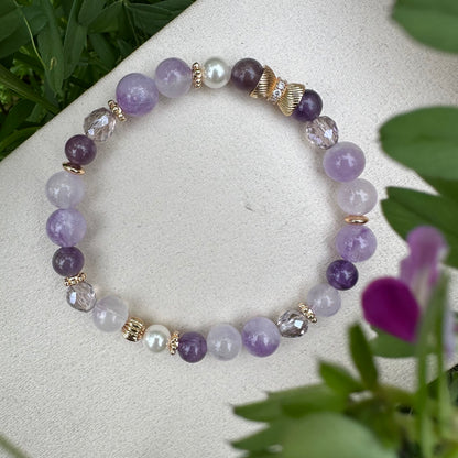 Amethyst Lavender Bracelet