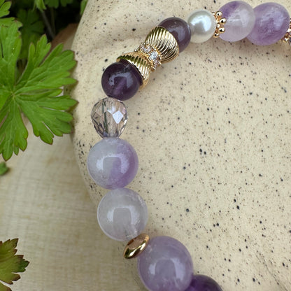 Amethyst Lavender Bracelet