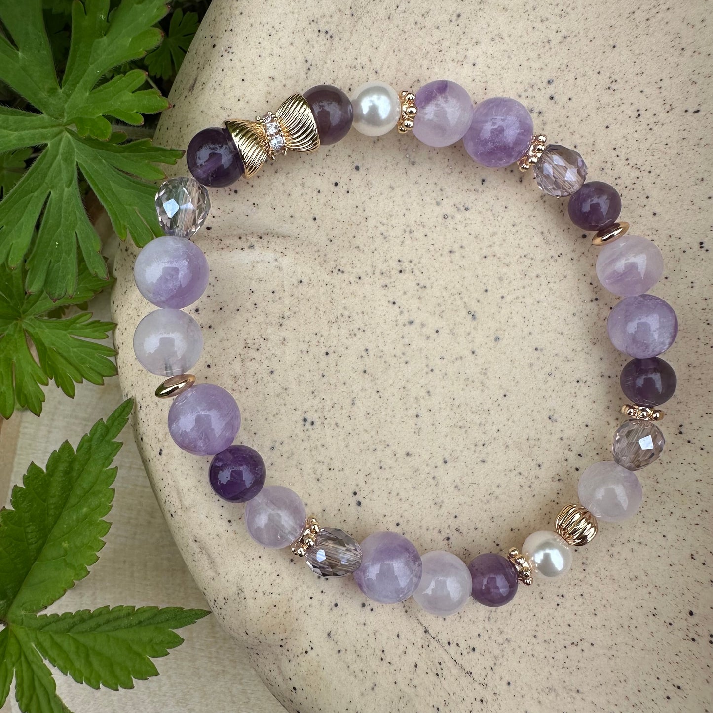 Amethyst Lavender Bracelet