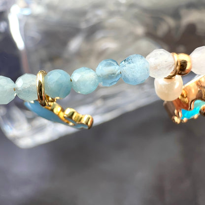 Whale Aquamarine Bracelet