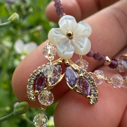 Delicate Shell Flower & Fish Tail Bracelet