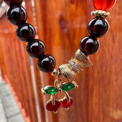 Cherry Garnet Bracelet