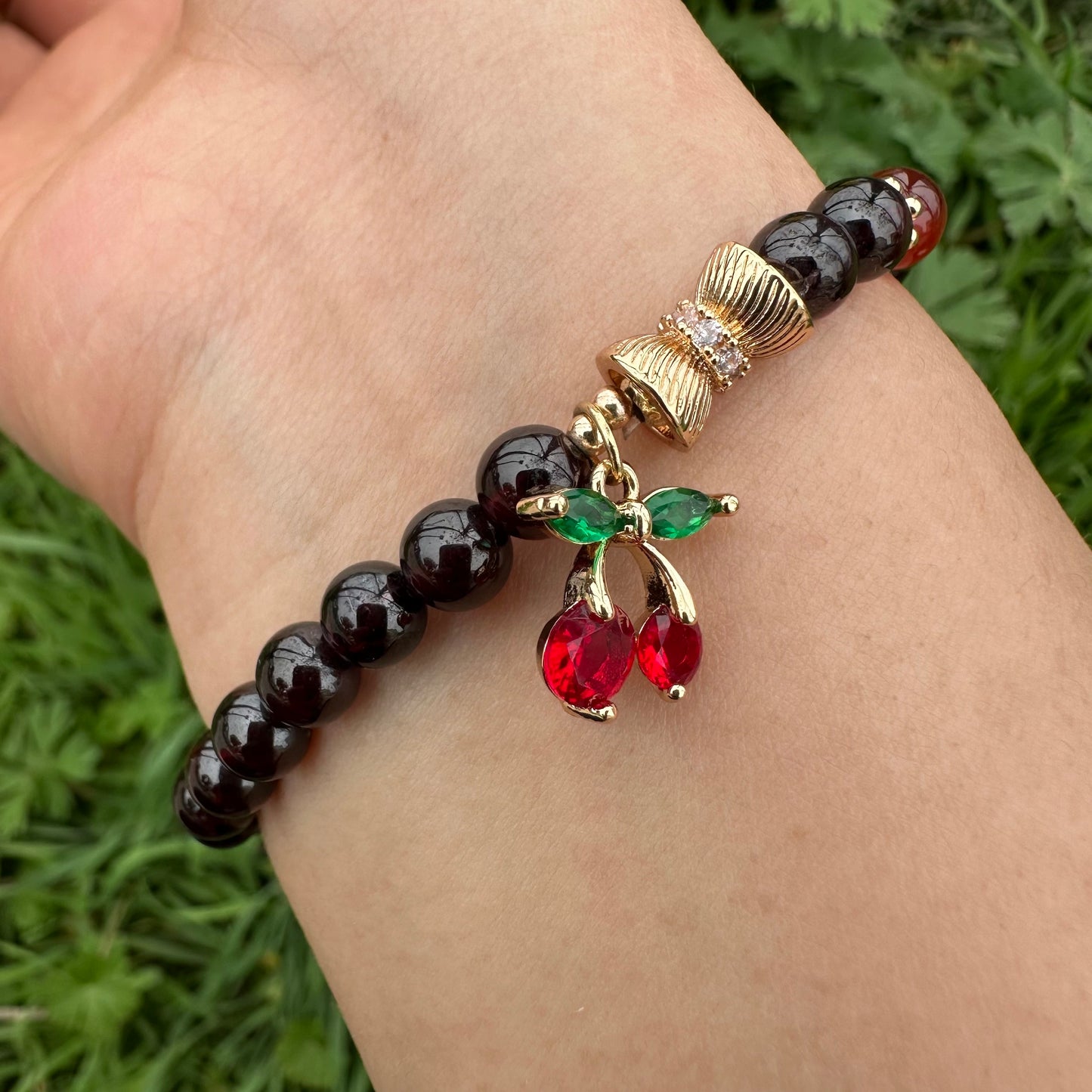 Cherry Garnet Bracelet