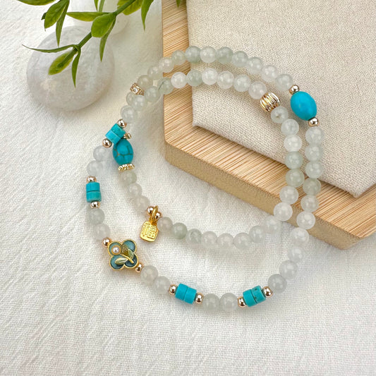 Tianshan Jade Double Wrap Bracelet