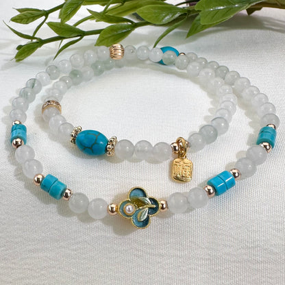 Tianshan Jade Double Wrap Bracelet