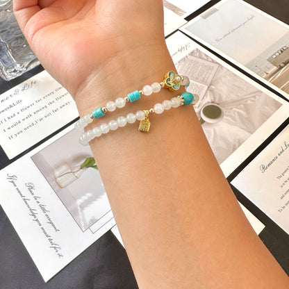 Tianshan Jade Double Wrap Bracelet