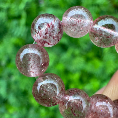 Rose Strawberry Quartz Bracelet