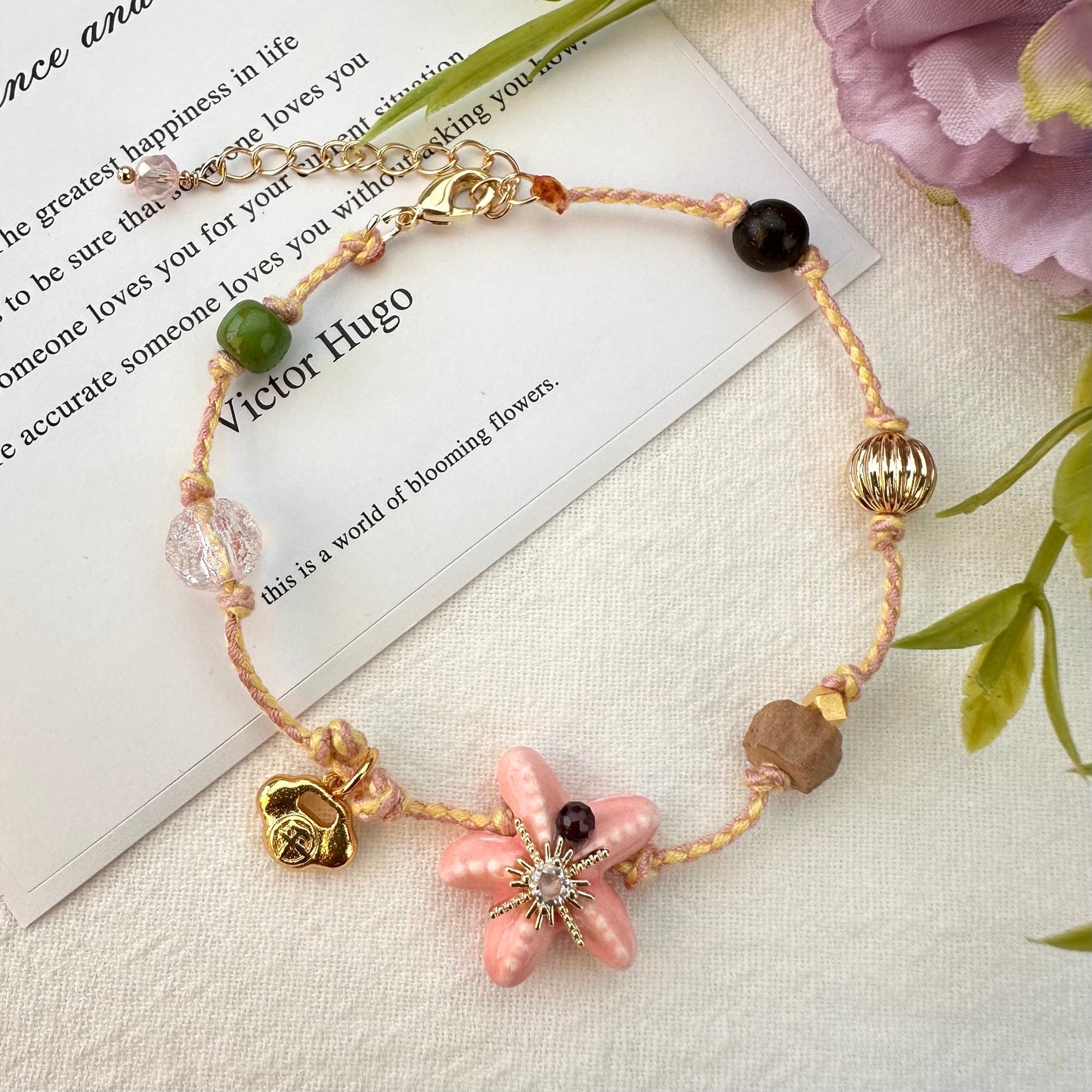 Pink Ceramic Bracelet