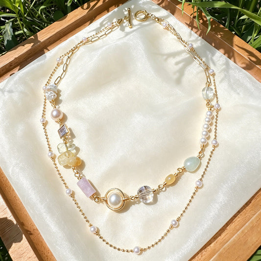 Multi-Gem Dream Crystal Necklace