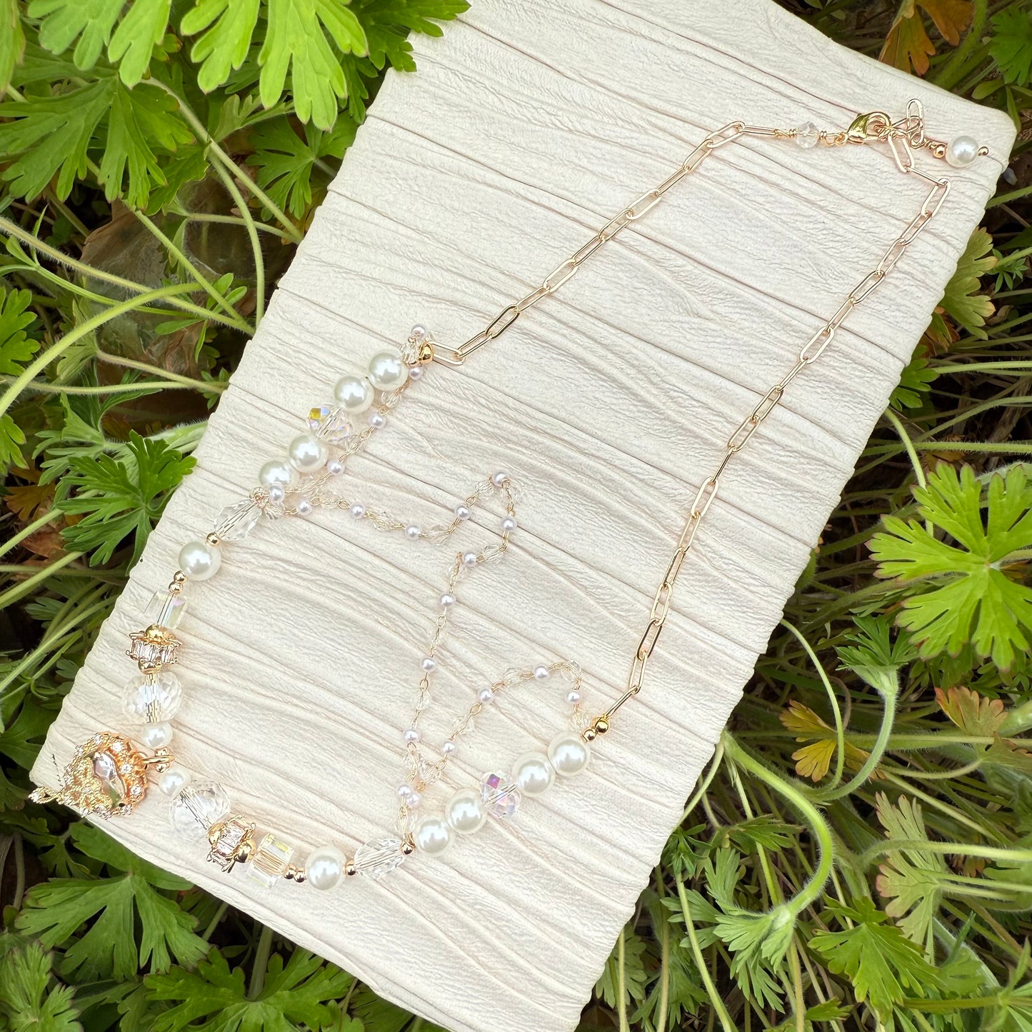 Triple Layer Pearl Necklace