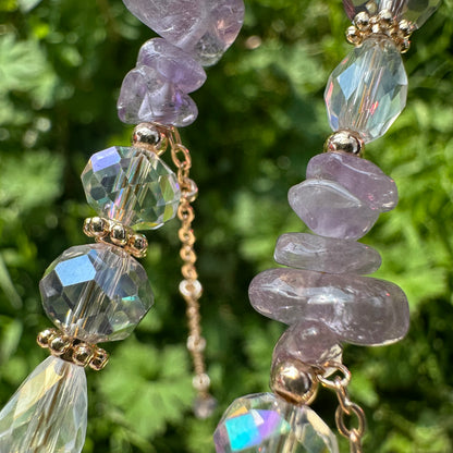 Princess Style Natural Amethyst Necklace