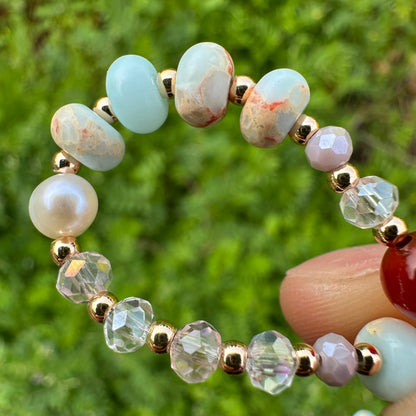 Shoushan Stone & Red Agate Cherry Necklace