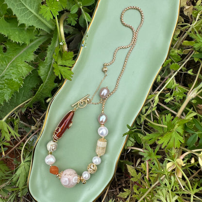 Sakura Agate Necklace