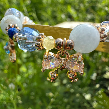 Delicate Blue KT Necklace