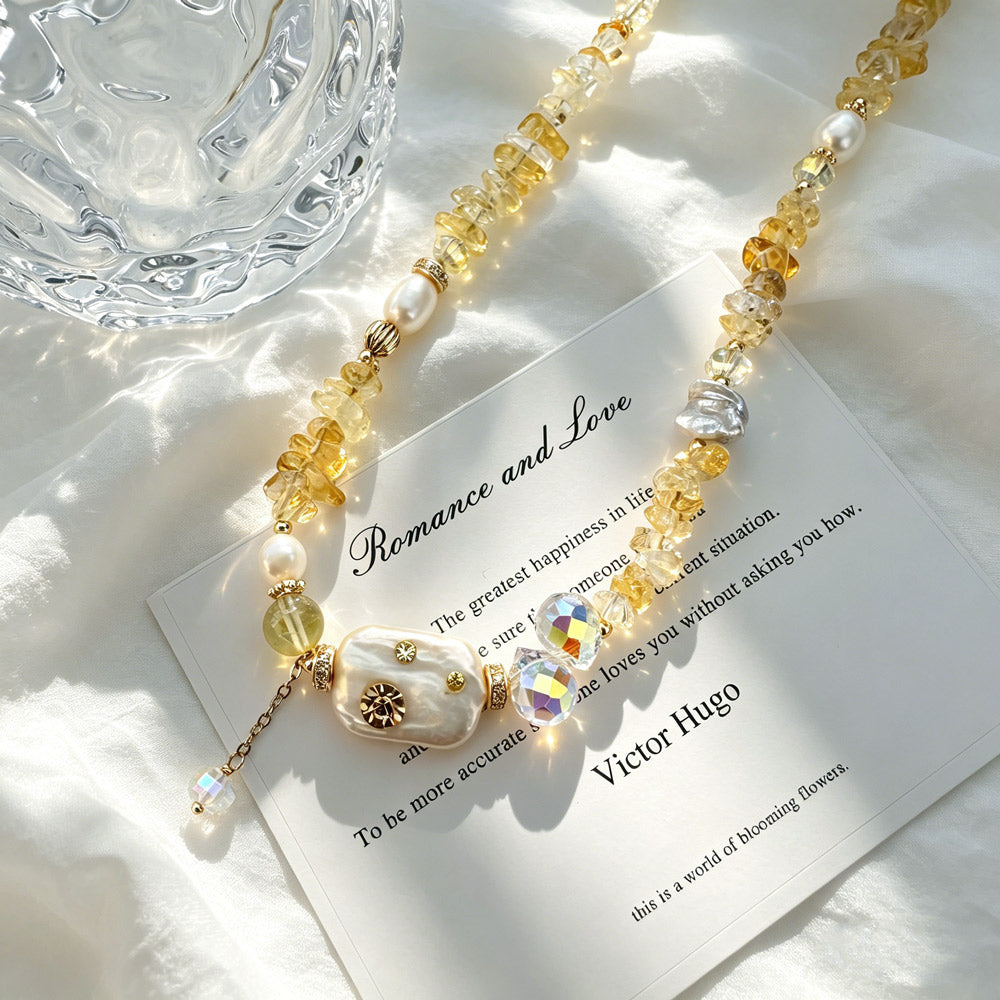 Baroque Mixed Stone Necklace
