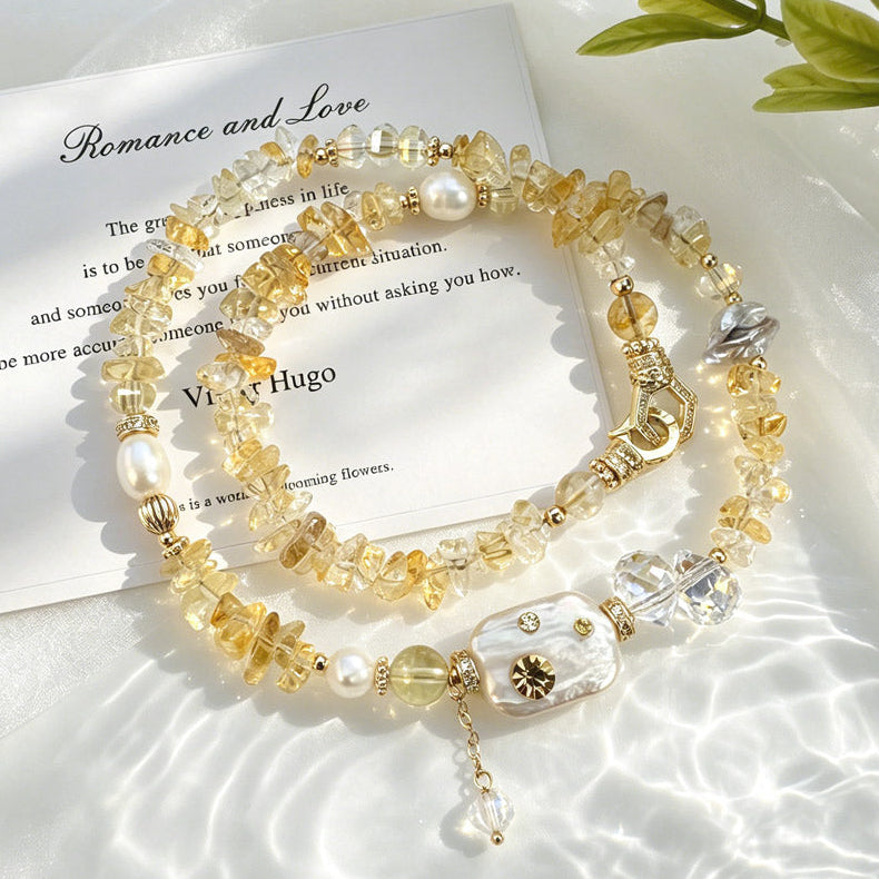 Baroque Mixed Stone Necklace
