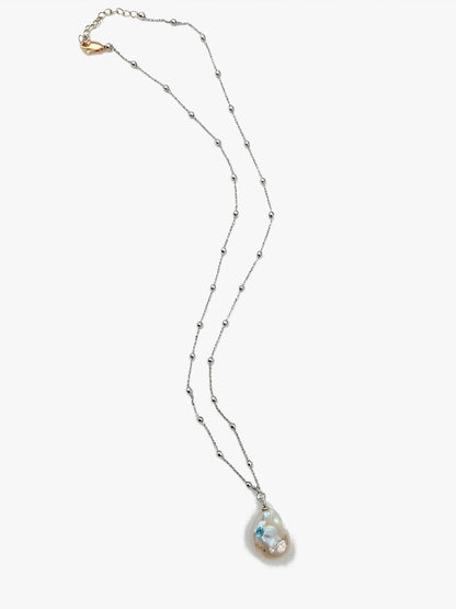 Zodiac Collection Baroque Pearl Necklace Aquarius