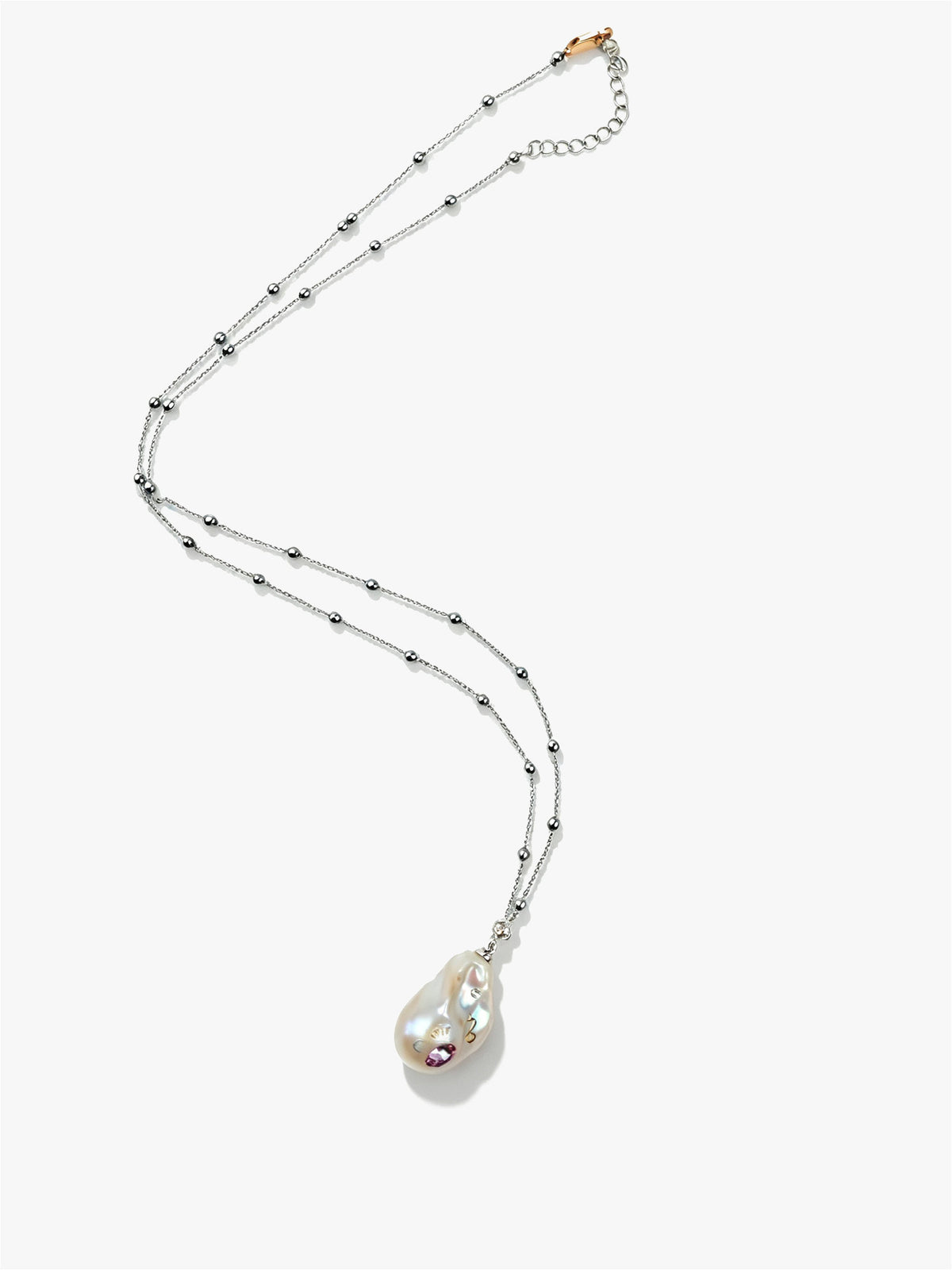 Zodiac Collection Baroque Pearl Necklace Capricorn