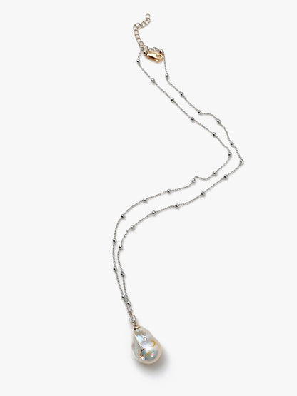 Zodiac Collection Baroque Pearl Necklace Gemini