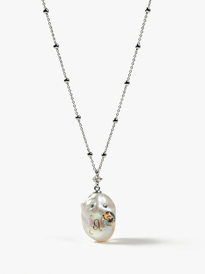 Zodiac Collection Baroque Pearl Necklace Leo