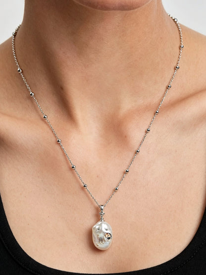 Zodiac Collection Baroque Pearl Necklace Leo