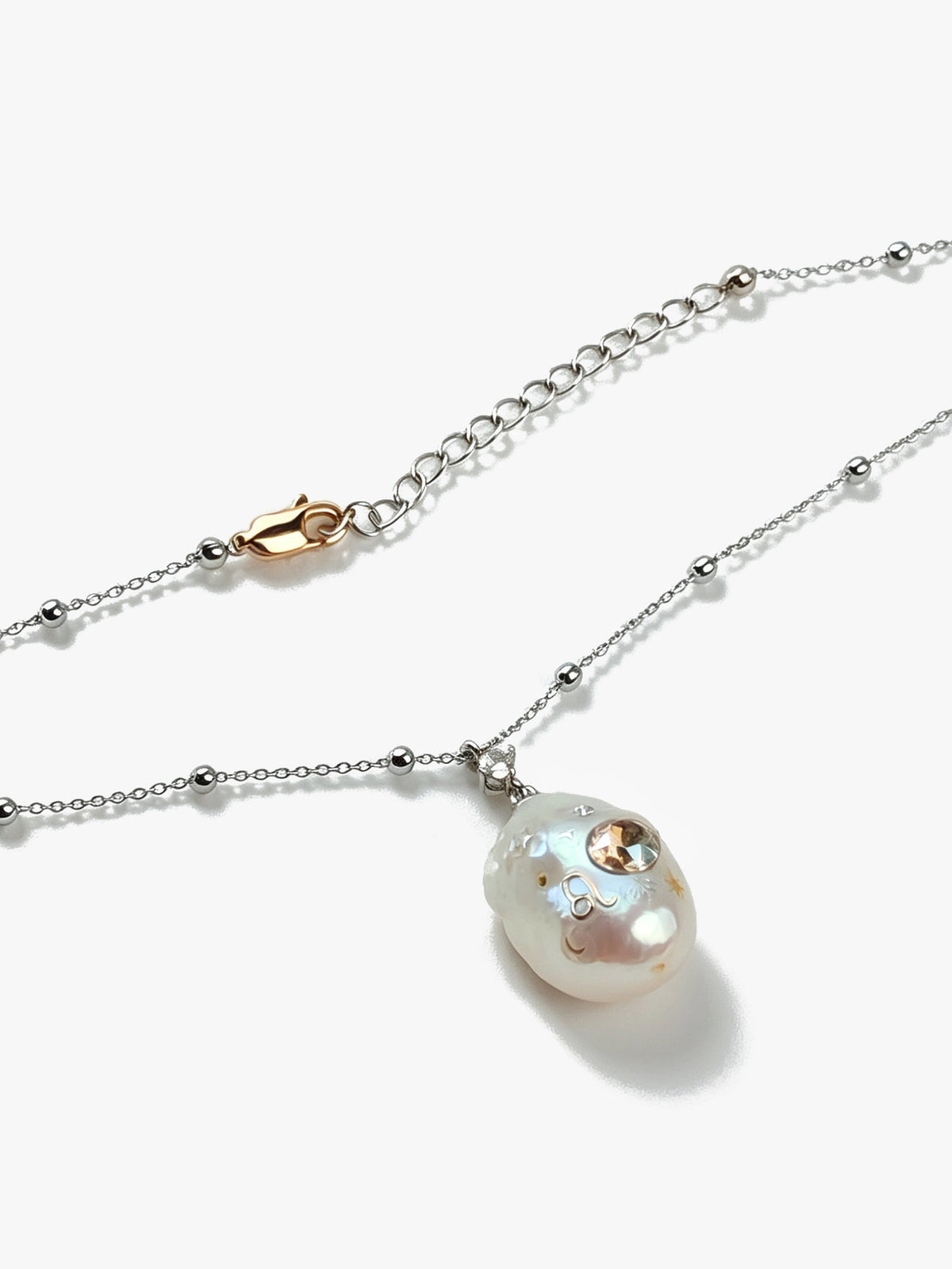 Zodiac Collection Baroque Pearl Necklace Leo