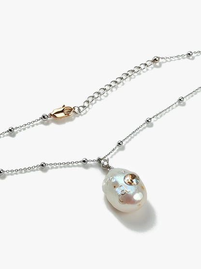 Zodiac Collection Baroque Pearl Necklace Leo