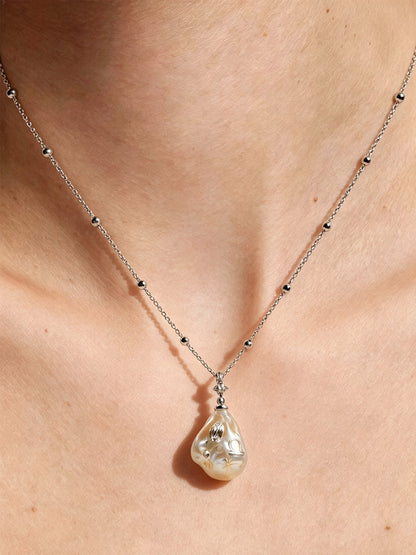 Zodiac Collection Baroque Pearl Necklace Libra