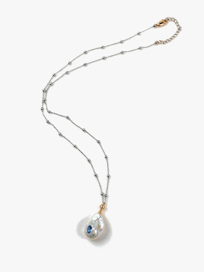 Zodiac Collection Baroque Pearl Necklace Pisces