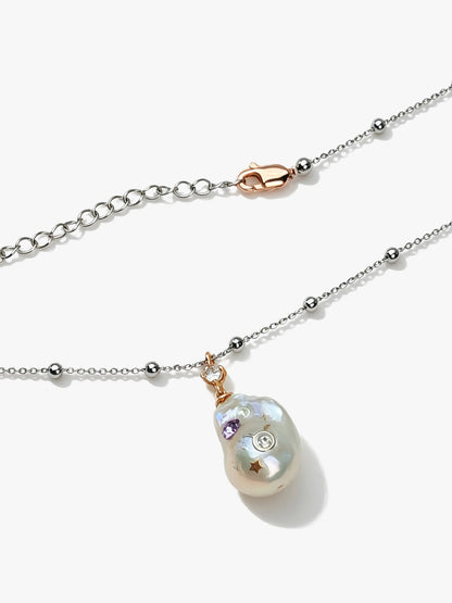 Zodiac Collection Baroque Pearl Necklace Taurus