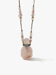 Zodiac Crystal Perfume Bottle Pendant Necklace Sagittarius