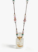 Zodiac Crystal Perfume Bottle Pendant Necklace Aries