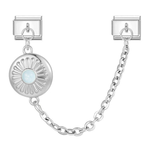 1 Blue Bead Round