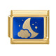 Gold Bottom Blue Star Moon-22