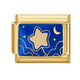 Gold Bottom Blue Star Moon-24