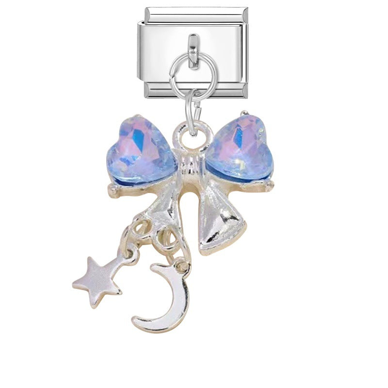 Steel Bottom Pendant - Bow 4