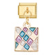 Gold Bottom Pendant - Square 2