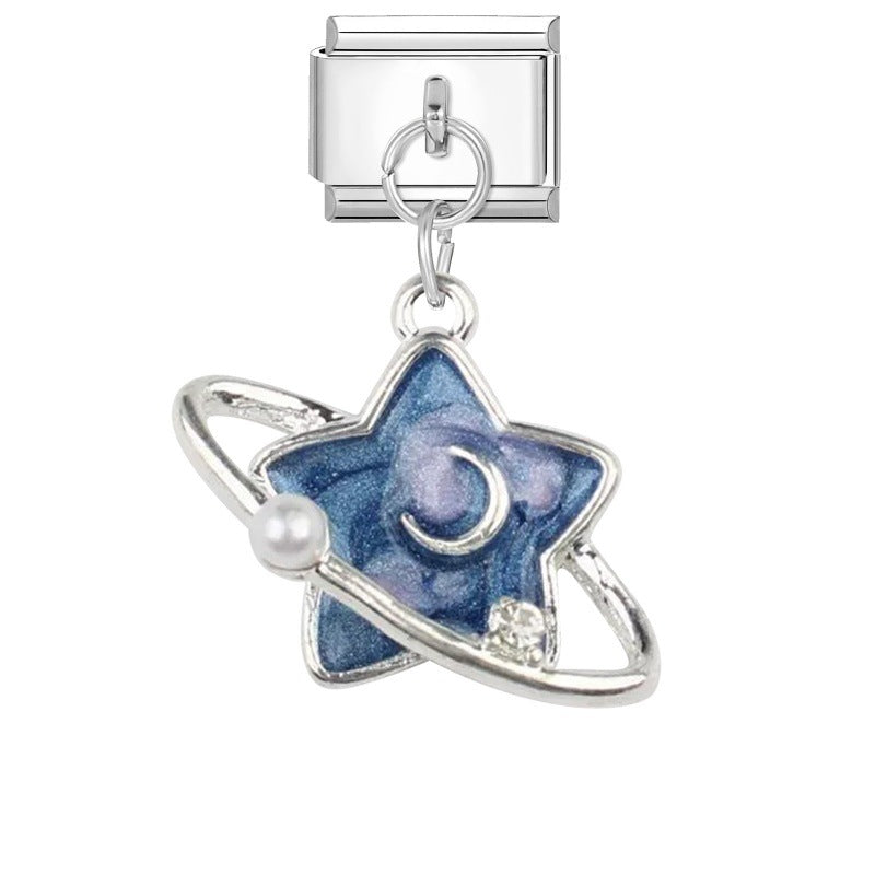 Steel Bottom Pendant - Star