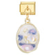 Gold Bottom Pendant Round 5