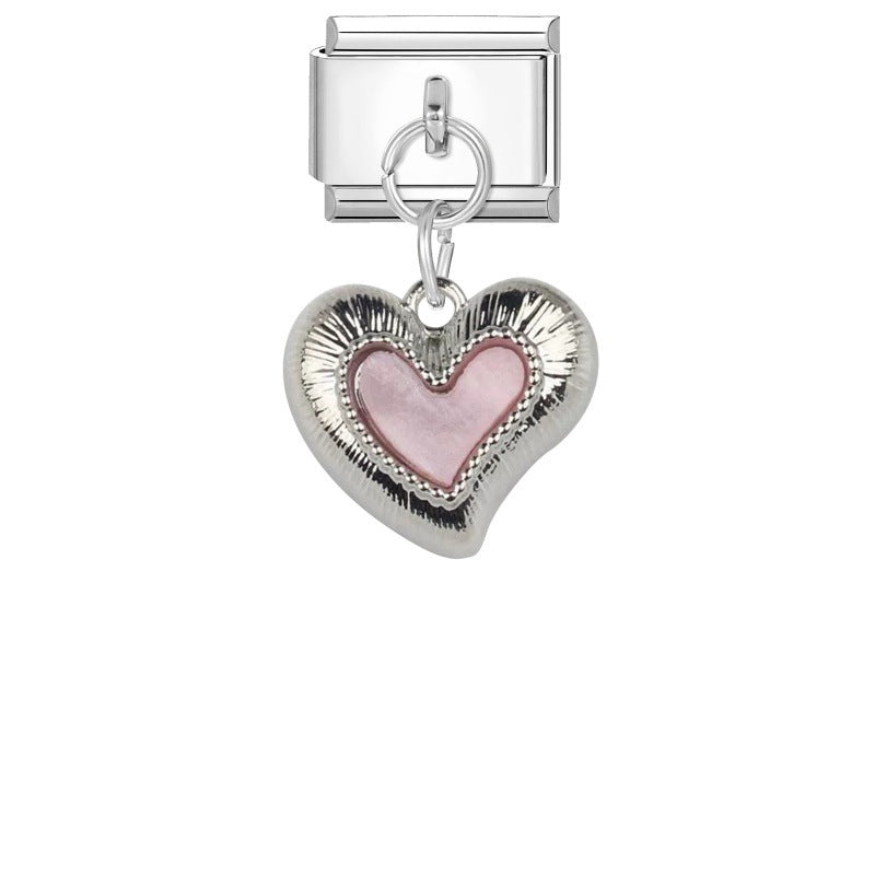 Steel Bottom Pendant - Love