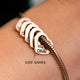 Birthday Gift for Grandma, Custom Family Name Bracelet, Personalized Grandchildren Names Bangle Jewelry